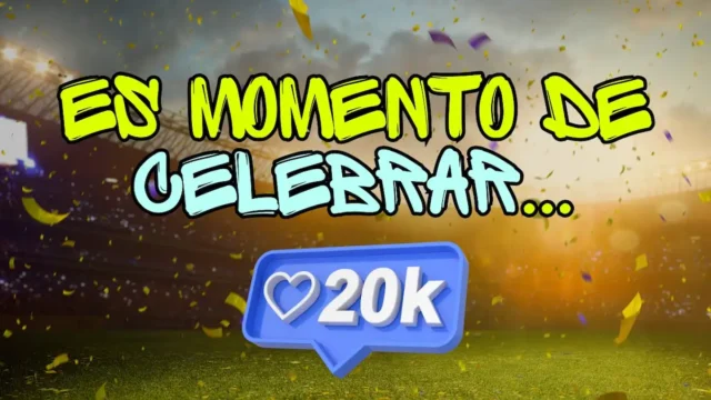 Celebración de los 20.000 seguidores en el canal de Jornada Perfecta en YouTube