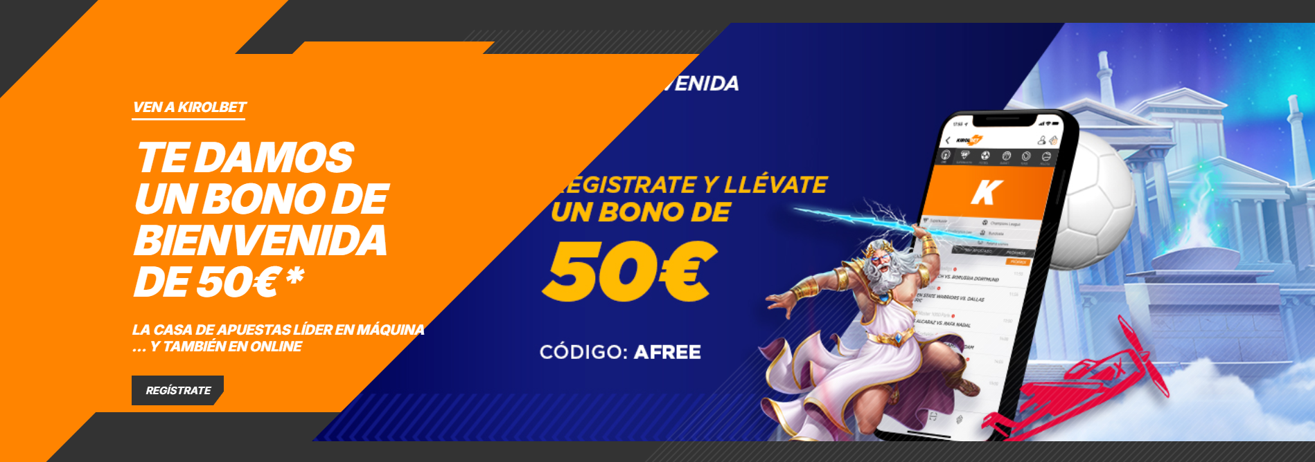 bono sin depósito LaLiga Kirolbet