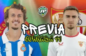 previa jornada 11 espanyol - sevilla
