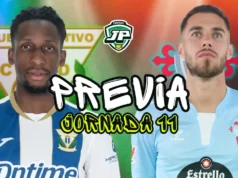 previa jornada 11 leganes - celta