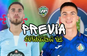 previa jornada 12 rc celta - getafe cf