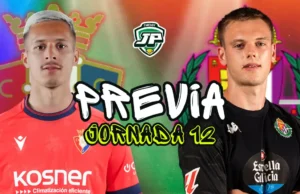 previa jornada 12 osasuna - valladolid