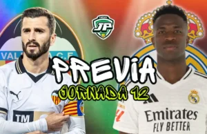 previa jornada 12 valencia - real madrid
