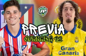 previa jornada 12 atleti - las palmas