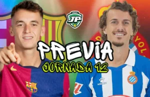 previa jornada 12 fc barcelona - rcd espanyol