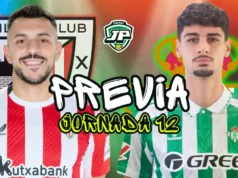 previa jornada 12 athletic club - real betis