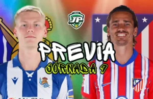previa jornada 9 real sociedad - atletico de madrid