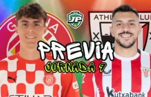 previa jornada 9 girona - athletic club