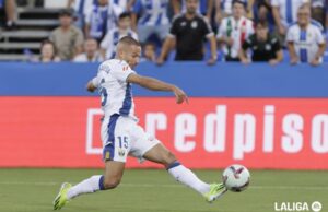 Franquesa, en un encuentro de LaLiga EA Sports con el CD Leganés