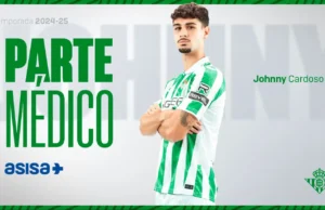 Johnny Cardoso parte médico Real Betis fantasy