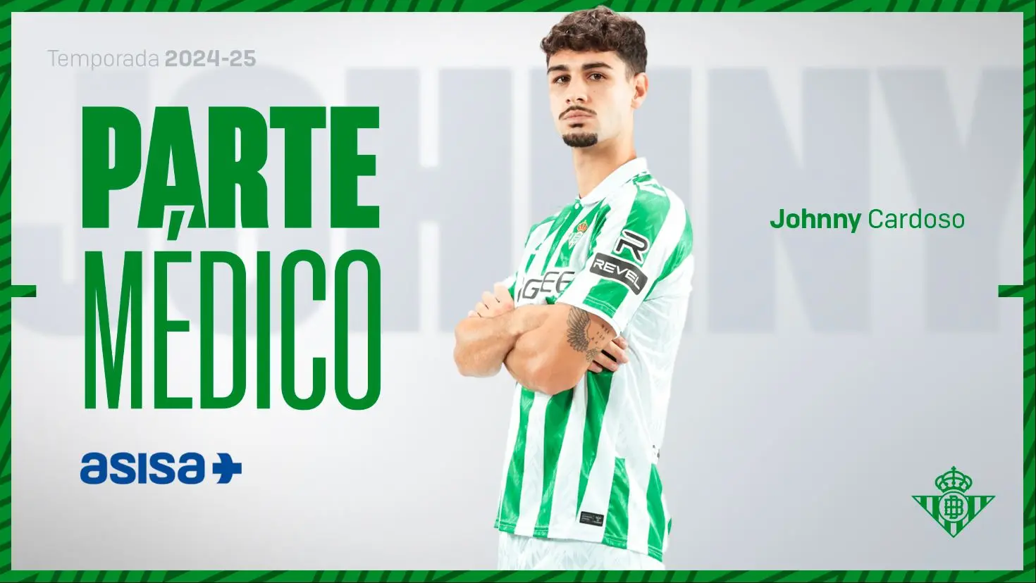 Johnny Cardoso parte médico Real Betis fantasy