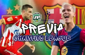 previa champions estrella roja - fc barcelona