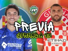 previa jornada 13 getafe cf - girona fc