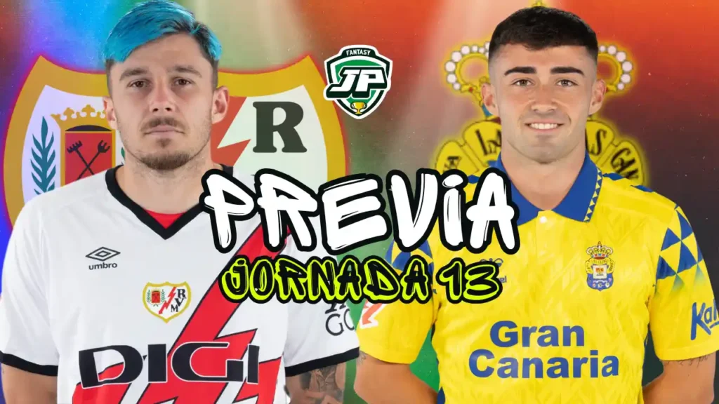 previa jornada 13 rayo - las palmas