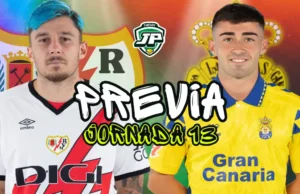 previa jornada 13 rayo - las palmas