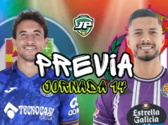 previa jornada 14 Getafe - Real Valladolid