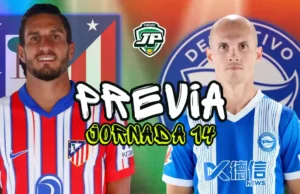 previa jornada 14 Atlético - Alavés
