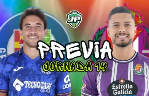 previa jornada 14 Getafe - Real Valladolid