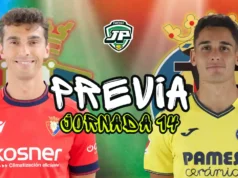 previa jornada 14 Osasuna - Villarreal