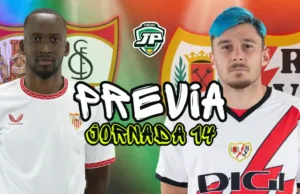 previa jornada 14 Sevilla - Rayo