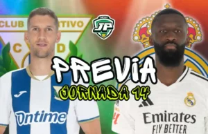 previa jornada 14 Leganés - Real Madrid