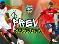 previa jornada 15 Sevilla - Osasuna