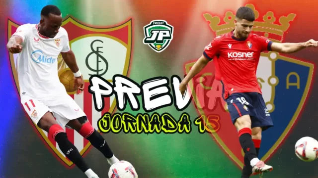 previa jornada 15 Sevilla - Osasuna