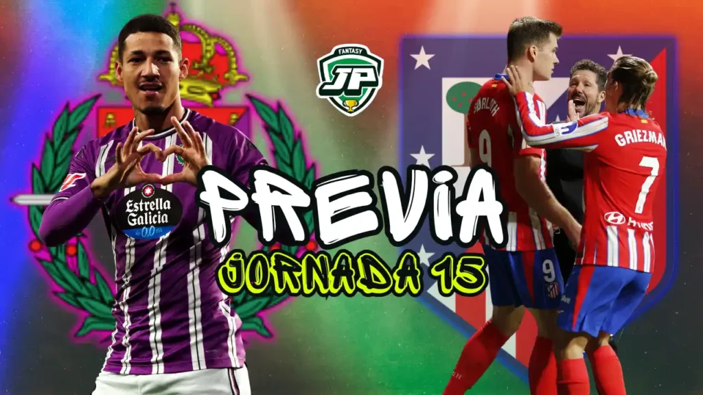 previa jornada 15 Valladolid - Atleti