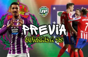 previa jornada 15 Valladolid - Atleti