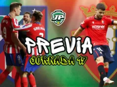 previa jornada 19 Atleti - Osasuna