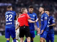 Berrocal, en un choque con el Getafe en LaLiga EA Sports