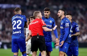 Berrocal, en un choque con el Getafe en LaLiga EA Sports
