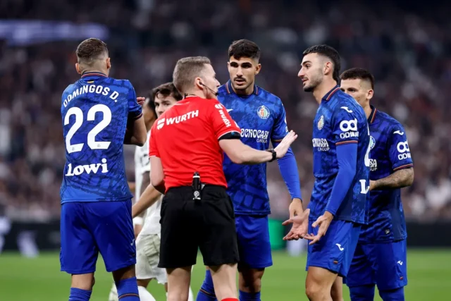 Berrocal, en un choque con el Getafe en LaLiga EA Sports