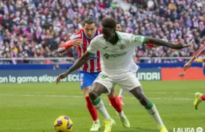 Coba da Costa, en un encuentro con el Getafe en LaLiga EA Sports
