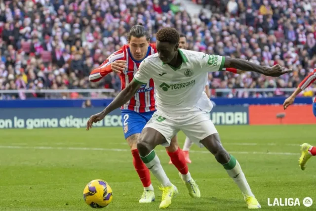 Coba da Costa Getafe Coba da Costa, en un encuentro con el Getafe en LaLiga EA Sports