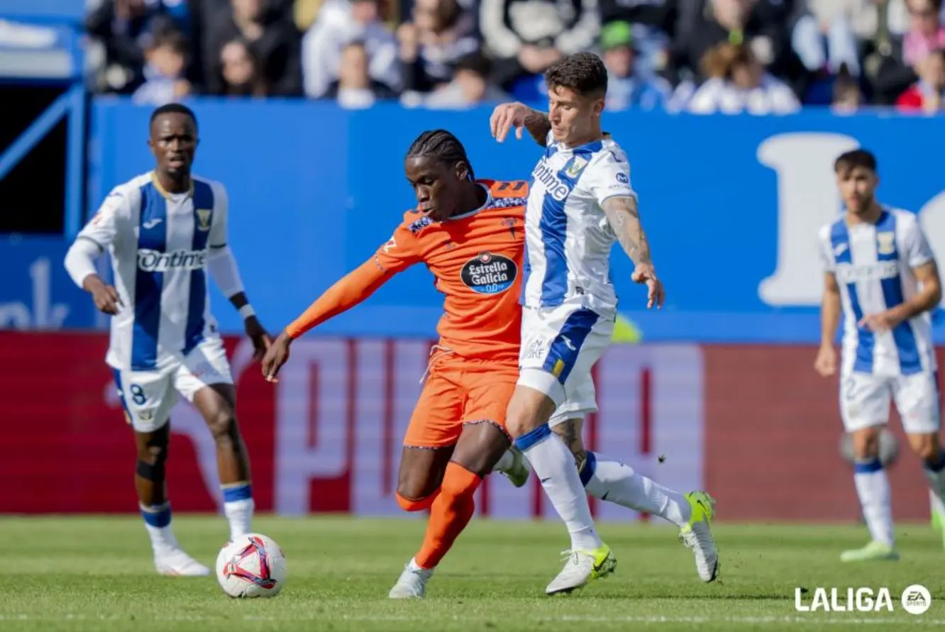Dani Raba e Ilaix Moriba en el Leganés - Celta fantasy