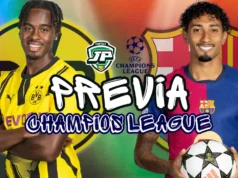 previa champions Dortmund - Barceloan alineación probable