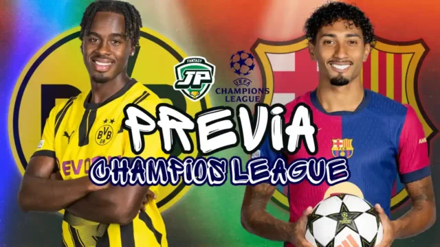 previa champions Dortmund - Barceloan alineación probable