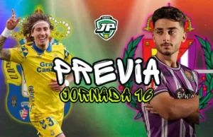 previa jornada 16 Las Palmas - Valladolid