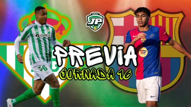 previa jornada 16 Betis - Barça