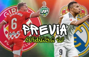 previa jornada 16 Girona - Real Madrid