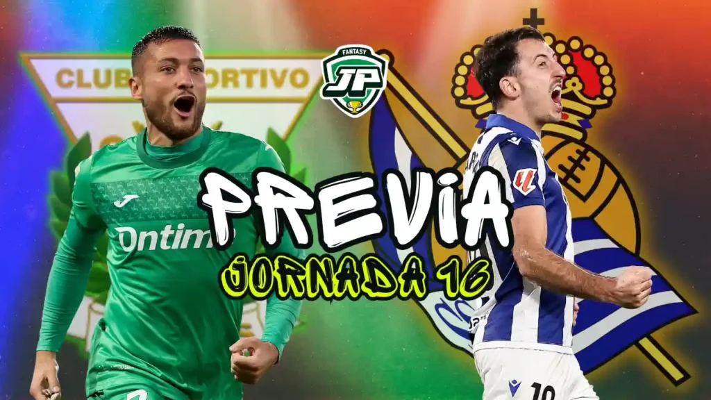 previa jornada 16 Leganés - Real Sociedad