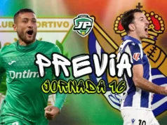 previa jornada 16 Leganés - Real Sociedad
