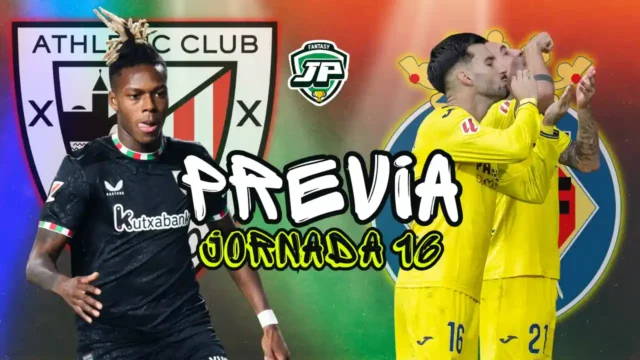 previa jornada 16 Athletic - Villarreal
