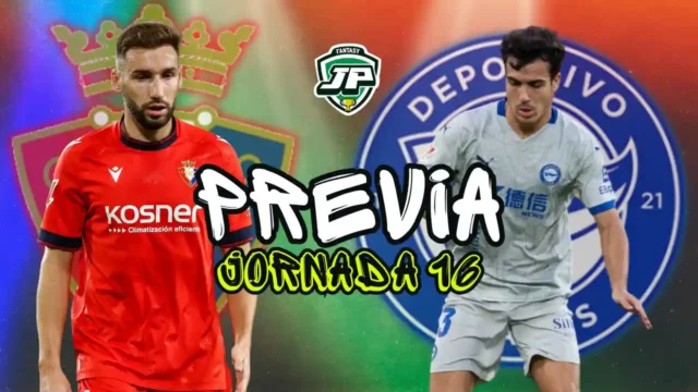 previa jornada 16 Osasuna - Alavés