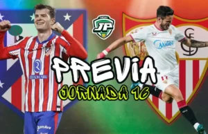 previa jornada 16 Atleti - Sevilla