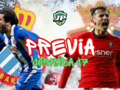 previa jornada 17 Espanyol - Osasuna