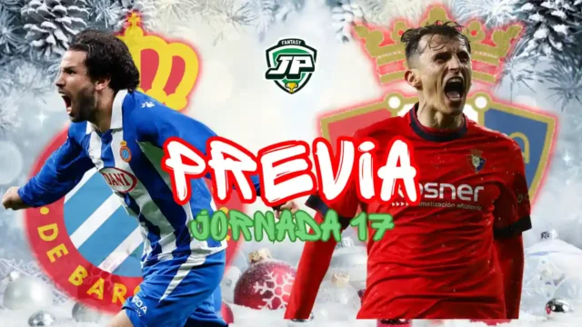 previa jornada 17 Espanyol - Osasuna