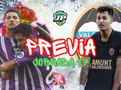 previa jornada 17 Valladolid - Valencia