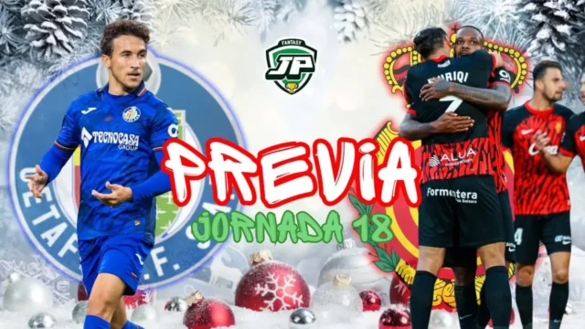 previa jornada 18 Getafe - Mallorca